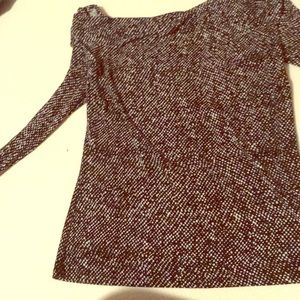 long sleeve black and white